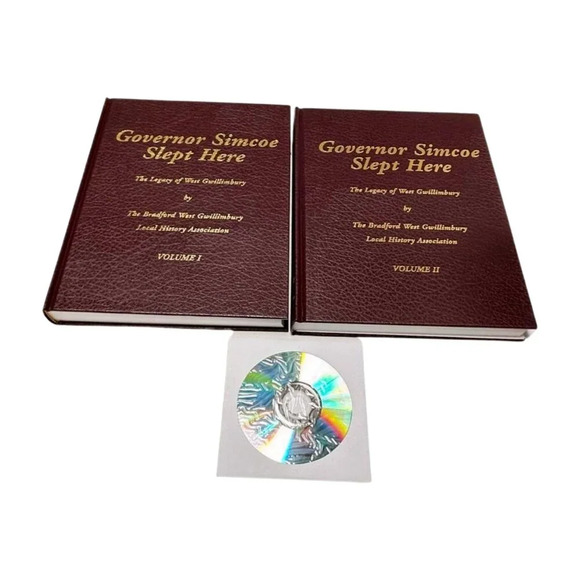 Governor Simcoe Slept Here Book 2 Vol Local History Bradford ON HC CD - Picture 5 of 16